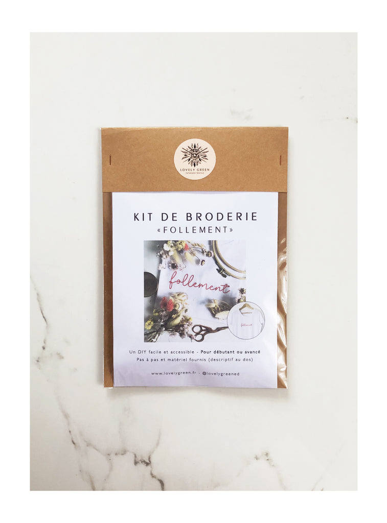 MIDI KIT DE BRODERIE - FOLLEMENT